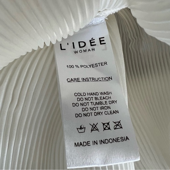 L'IDÉE Klum Satin Midi Dress in White NWT - Picture 9 of 9